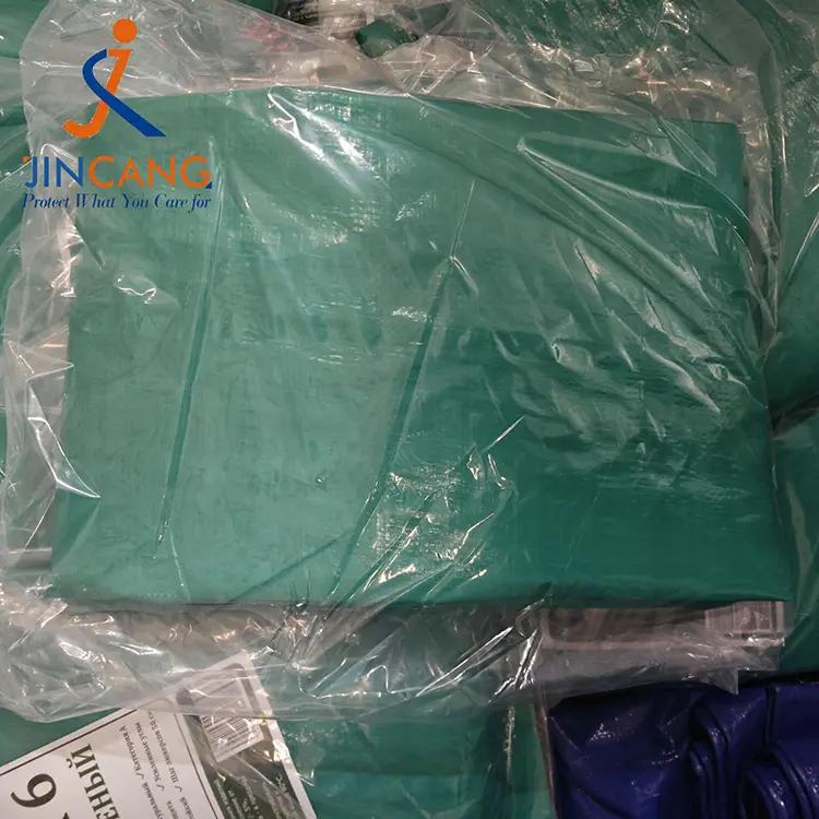 120GSM Green Silver PE Tarpaulin