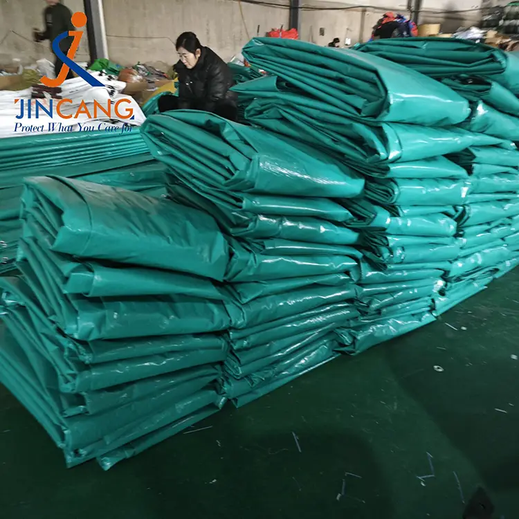 120GSM Green Silver PE Tarpaulin