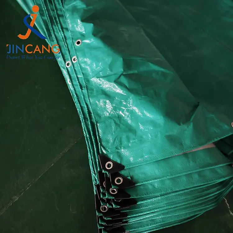 120GSM Green Silver PE Tarpaulin