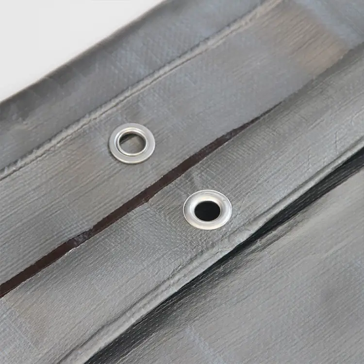 220g Silver Brown PE Tarpaulin