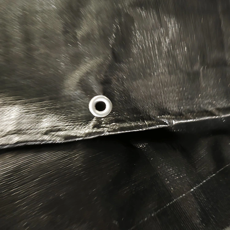 Tarpaulin dubh 200gsm dubh