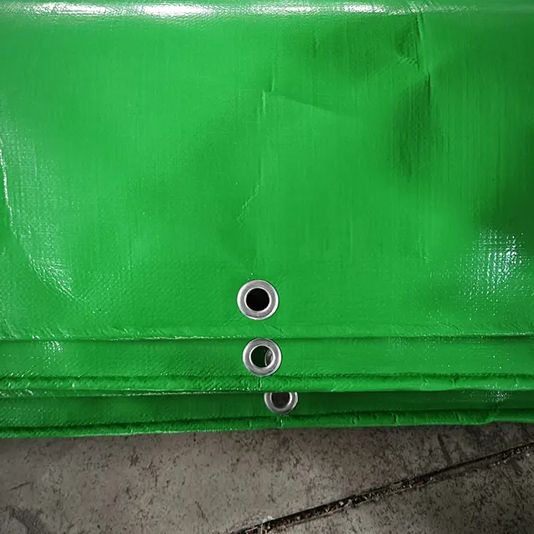 Féar Glas 300 GSM Maighdean PE Tarpaulin