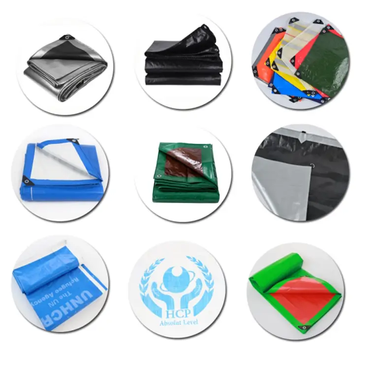 140g White PE Tarpaulin