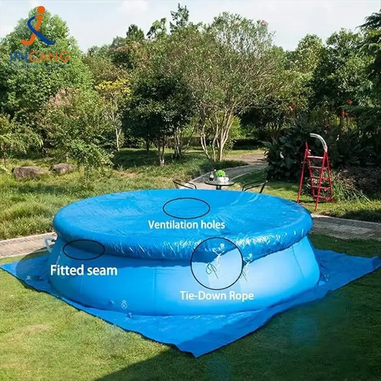 Clúdach linn snámha os cionn na talún